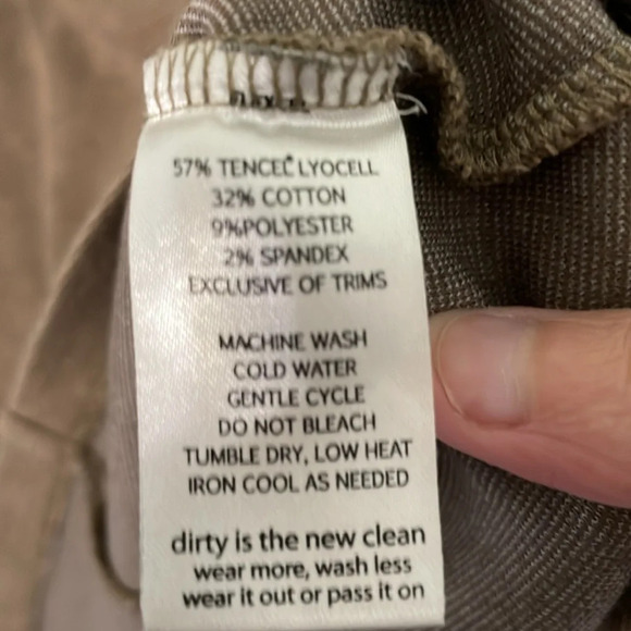 Horny Toad NWOT midi dress tan/light brown size XS - Picture 9 of 9